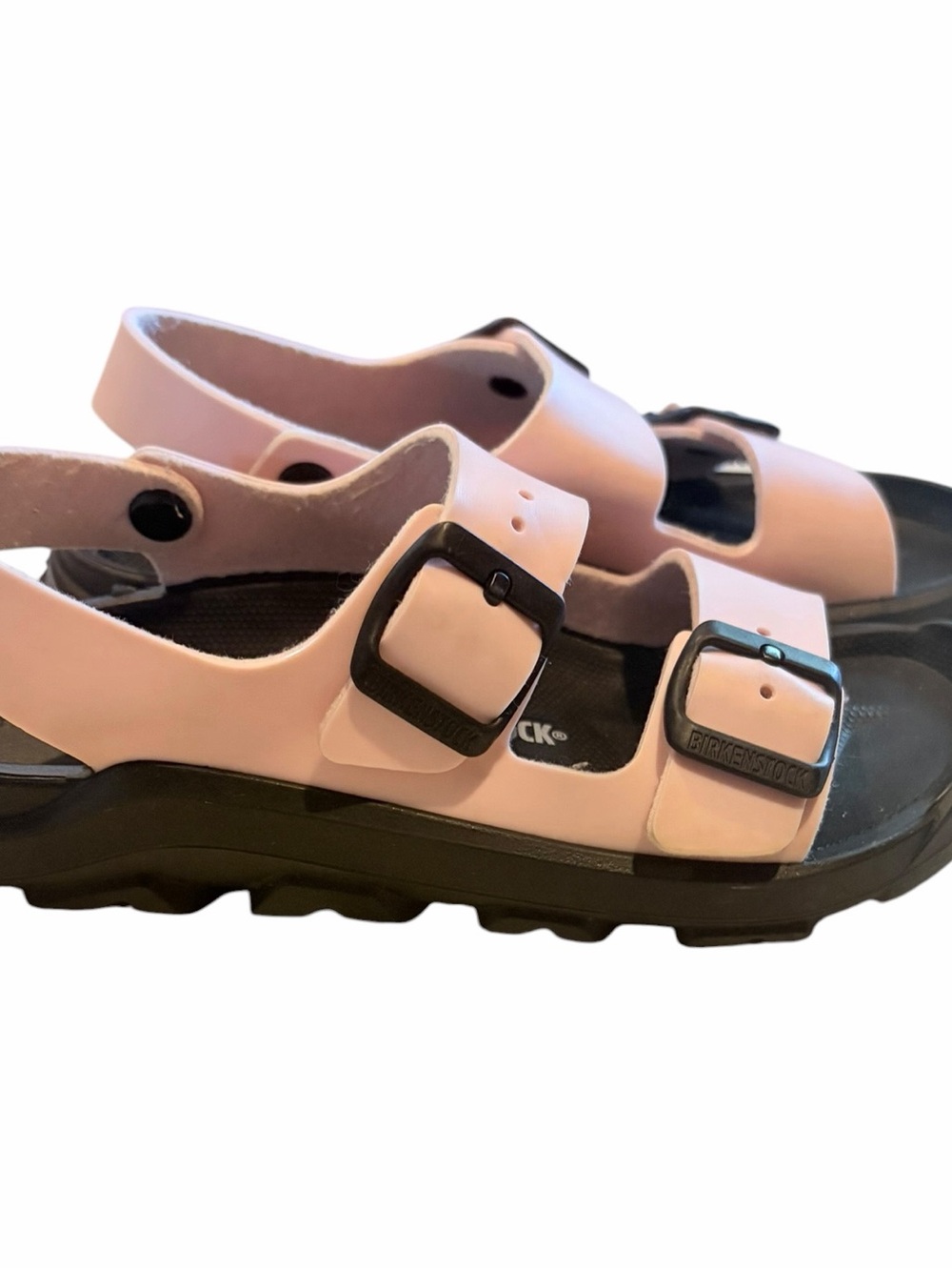 Birkenstock Kids  Mogami Sandals Light Rose Black
